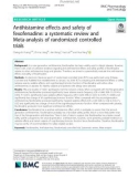 Antihistamine effects and safety of fexofenadine: A systematic review and Meta-analysis of randomized controlled trials