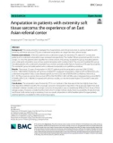 Amputation in patients with extremity soft tissue sarcoma: The experience of an East Asian referral center