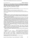 Profiles of 24 hour ambulatory blood pressure measurement and their association with cardiovascular risk factors in elderly high risk hypertensive patients