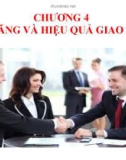 Bài giảng Khoa học giao tiếp: Chương 4 - ThS. Kim Thị Dung