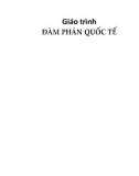 Giáo trình Đàm phán quốc tế: Phần 1