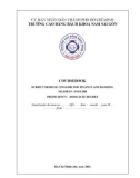 Curriculum English for Finance and banking (Major in: English - Associate degree) - Trường Cao đẳng Bách khoa Nam Sài Gòn (2024)