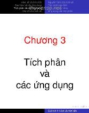 Bài giảng Giải tích 1: Tích phân và các ứng dụng