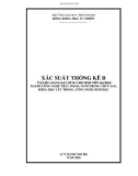 Giáo trình Xác suất thống kê B: Phần 1