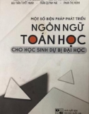 Ngôn ngữ Toán học dành cho học sinh dự bị đại học: Phần 1