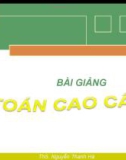 Bài giảng Toán cao cấp 2 - ThS. Nguyễn Thanh Hà