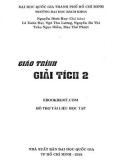 Giáo trình Giải tích 2: Phần 1 - Nguyễn Đình Huy