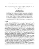 Ứng dụng mạng nơ ron nhân tạo trong hệ thống tự động ổn định độ sâu phương tiện lặn tự hành