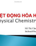 Bài giảng Nhiệt động hoá học: Chương 1 - Hồ Thị Cẩm Hoài