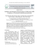 Synthesis and structural characterization of Zn(II) and Co(III) complexes of picolinoyl(4-ethylthiosemicarbazide)