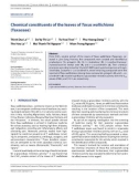 Chemical constituents of the leaves of Taxus wallichiana (Taxaceae)