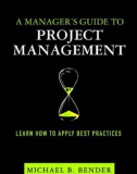 Ebook A manager's guide to project management: Learn how to apply best practices