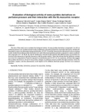 Evaluation of biological activity of some pyridine derivatives on perfusion pressure and their interaction with the M2 muscarinic receptor