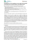 Assessing the level of air pollution at some small-scale household waste incinerators in Hai Hau district, Nam Dinh province