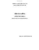 Tập bài giảng Chính trị (Phần 2) - Trường Cao đẳng Cộng đồng Kon Tum