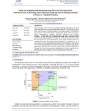 Study on designing and manufacturing the freeze drying system with the process of freezing moist materials inside the freeze drying chamber to preserve valuable products