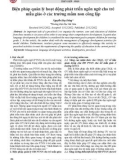 Biện pháp quản lý hoạt động phát triển ngôn ngữ cho trẻ mẫu giáo ở các trường mầm non công lập