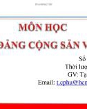 Bài giảng Lịch sử Đảng Cộng sản Việt Nam: Chương 0 - Tạ Châu Phú