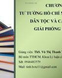 Bài giảng Tư tưởng Hồ Chí Minh: Chương 2 - ThS. Vũ Thị Thanh Tình