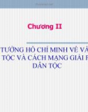 Bài giảng Tư tưởng Hồ Chí Minh - Chương 2: Tư tưởng HCM về dân tộc và cách mạng giải phóng dân tộc