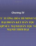 Bài giảng Tư tưởng Hồ Chí Minh - Chương 4: Tư tưởng HCM về đại đoàn kết dân tộc, kết hợp sức mạnh dân tộc với sức mạnh thời đại