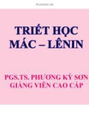 Bài giảng Triết học Mác-Lênin: Chương 2 - PGS. TS Phương Kỳ Sơn