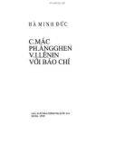 Quan điểm về báo chí của C. Mác - Ph. Ăngghen - V.I. Lênin: Phần 1