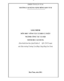 Giáo trình Công tác xã hội cá nhân (Nghề: Công tác xã hội - Cao đẳng) - Trường Cao đẳng Cộng đồng Kon Tum