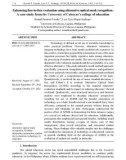 Enhancing face-to-face evaluation using alternative optical mark recognition: A case study from the University of Cabuyao's college of education