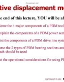 Lecture Drilling engineering: Positive displacement motors