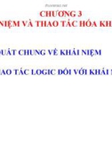 Bài giảng Logic học: Chương 3