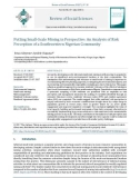 Putting small scale mining in perspective: An analysis of risk perception of a Southwestern Nigerian community