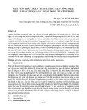 Giải pháp phát triển thương hiệu Viện Công nghệ Việt - Hàn (VKIT) qua các hoạt động truyền thông