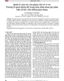 Quản lý cảm xúc của giảng viên trẻ ở các Trường Sĩ quan Quân đội trong hoạt động tham gia phản biện xã hội trên không gian mạng