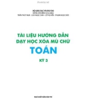 Tài liệu hướng dẫn dạy học xoá mù chữ Toán (Kỳ 3)