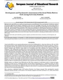 Development and psychometric assessment of the social media motives scale among university students