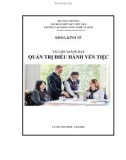 Tài liệu giảng dạy Quản trị điều hành yến tiệc - Trường Cao đẳng Công nghệ TP.HCM (2021)