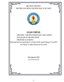 Giáo trình Thương phẩm hàng thực phẩm (Ngành: Quản trị nhà hàng - Cao đẳng) - Trường Cao đẳng Thương mại và Du lịch Thái Nguyên