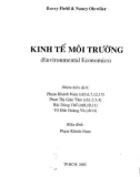 Nghiên cứu kinh tế môi trường (Environmental economics): Phần 1