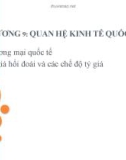 Bài giảng Kinh tế vĩ mô 1 - Chương 9: Quan hệ kinh tế quốc tế