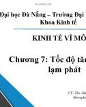 Bài giảng Kinh tế vĩ mô: Chương 7 - ThS. Đặng Thị Hồng Dân