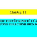 Bài giảng Lịch sử các học thuyết kinh tế: Chương 11 - Nguyễn Mai Thi