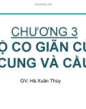 Bài giảng Kinh tế vi mô: Chương 3.1 - Hà Xuân Thùy