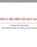 Bài giảng Kinh tế lượng: Chương 2 - TS. Đinh Thị Thanh Bình