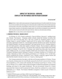 Impact of the Russia - Ukraine conflict on the world and Vietnam economy