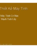 Kiến trúc máy tính-Phần 9: Thiết kế máy tính