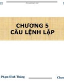 Bài giảng Nhập môn lập trình: Chương 5 - ThS. Cáp Phạm Đình Thăng