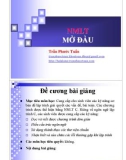 Bài giảng Nhập môn lập trình: Mở đầu - Trần Phước Tuấn