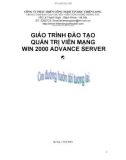 Giáo trình đào tạo quản trị viên mạng Win 2000 ADVANCE SERVER