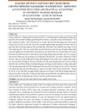 Giáo dục kế toán và kế toán thực hành trong chương trình đào tạo đại học ngành kế toán - kiểm toán
